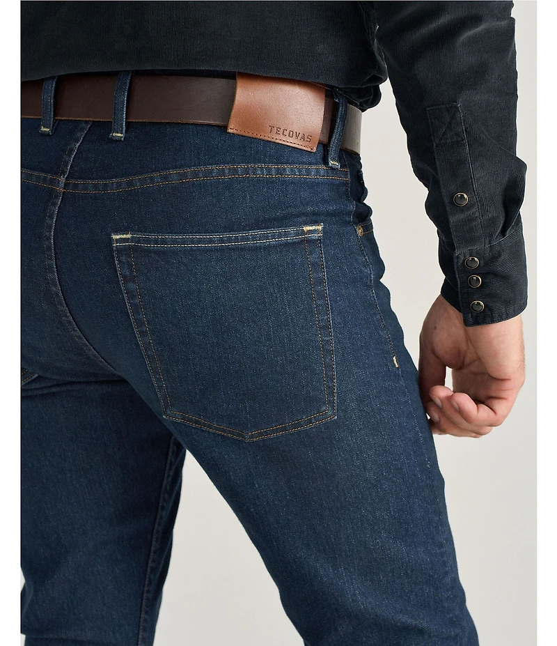 Tecovas Slim Fit Straight Leg Stretch Denim Jeans