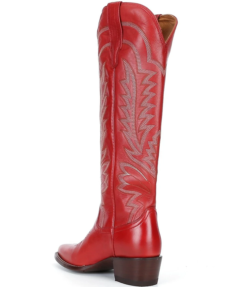 Tecovas The Abby Leather Tall Western Boots