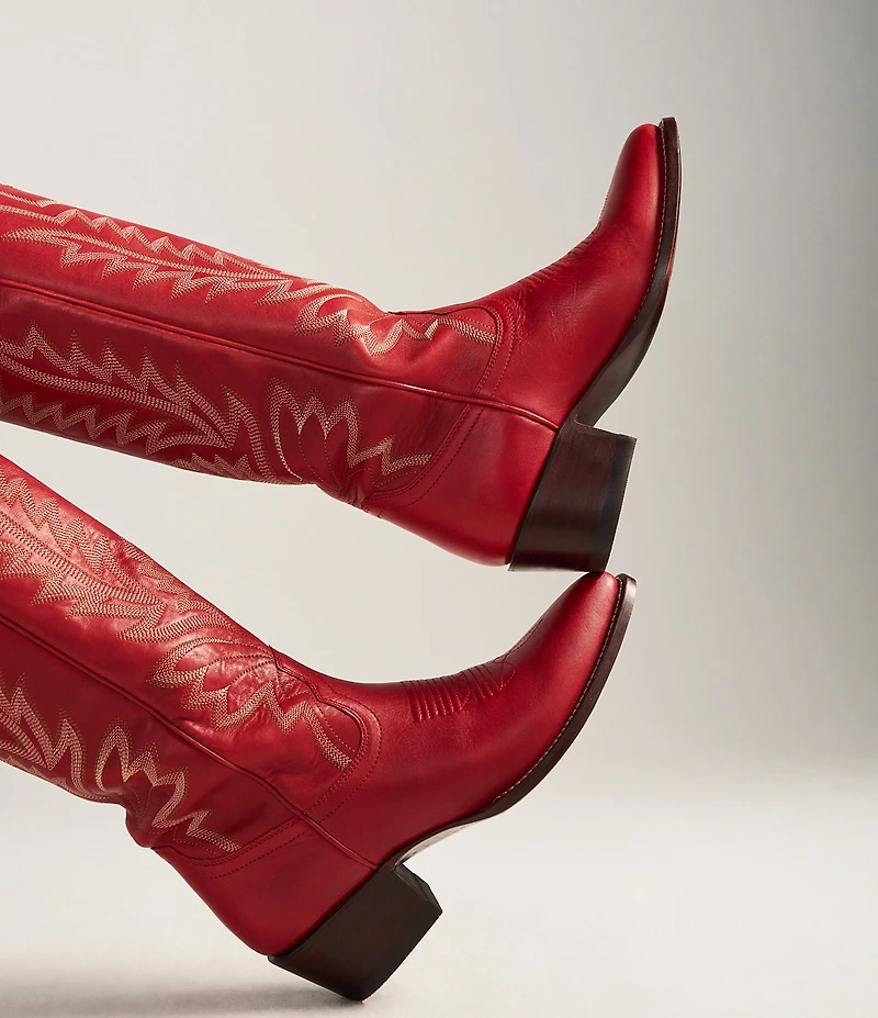 Tecovas The Abby Leather Tall Western Boots