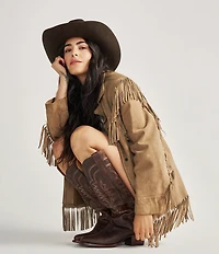 Tecovas The Abby Leather Tall Western Boots
