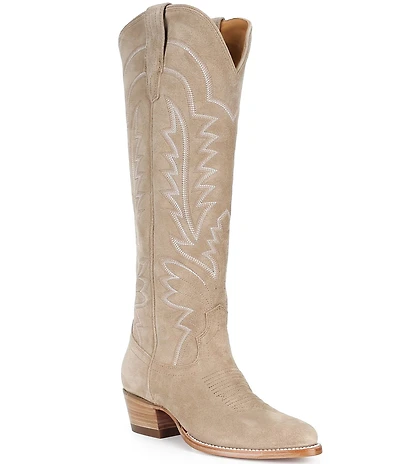 Tecovas The Abby Suede Tall Western Boots