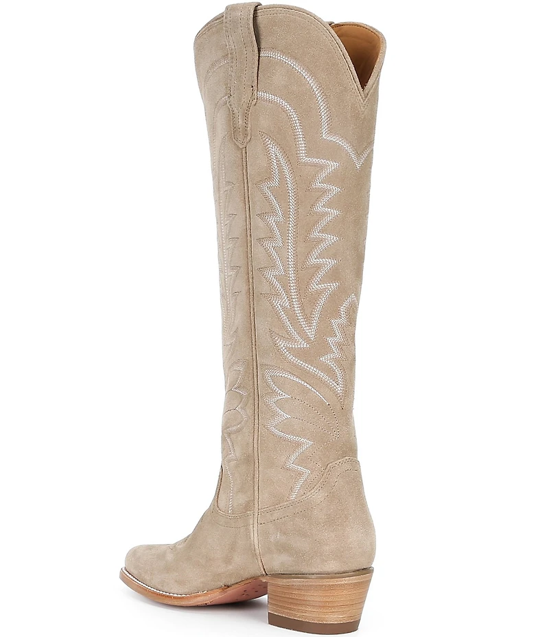 Tecovas The Abby Suede Tall Western Boots