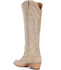 Tecovas The Abby Suede Tall Western Boots