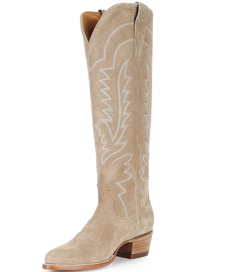 Tecovas The Abby Suede Tall Western Boots