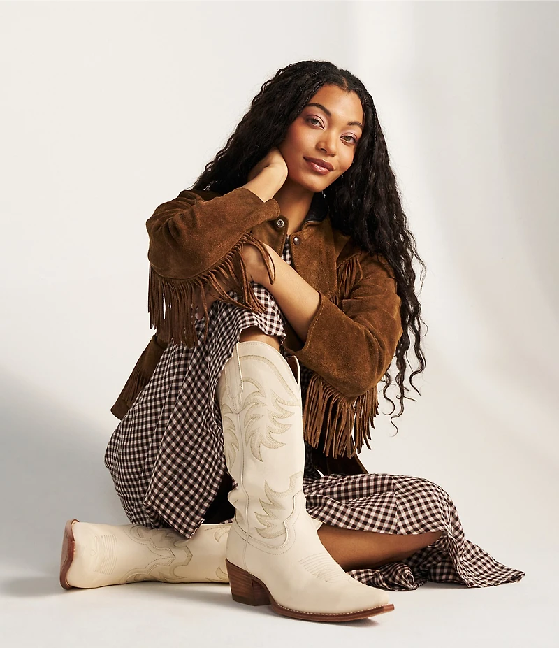 Tecovas The Annie Leather Tall Western Boots