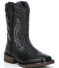 Tecovas The Boys' Doc Cowhide Leather Square Toe Cowboy Boots (Infant)