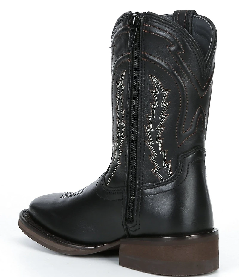 Tecovas The Boys' Doc Cowhide Leather Square Toe Cowboy Boots (Infant)