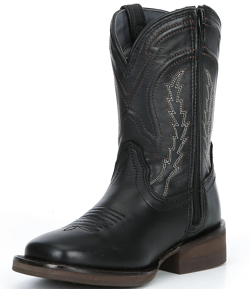 Tecovas The Boys' Doc Cowhide Leather Square Toe Cowboy Boots (Infant)