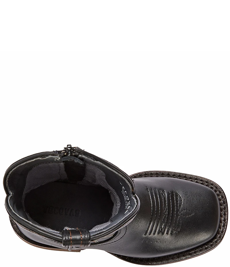 Tecovas The Boys' Doc Cowhide Leather Square Toe Cowboy Boots (Infant)