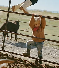 Tecovas The Boys' Doc Cowhide Leather Square Toe Cowboy Boots (Infant)