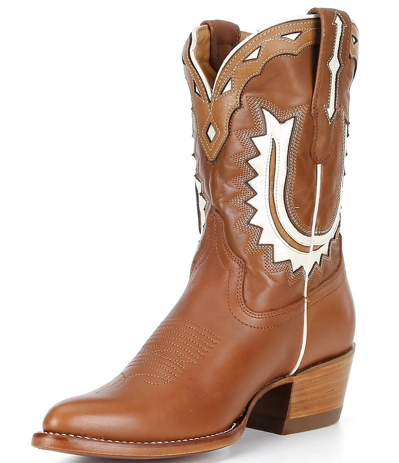 Tecovas The Jolene Leather Mid Calf Western Boots