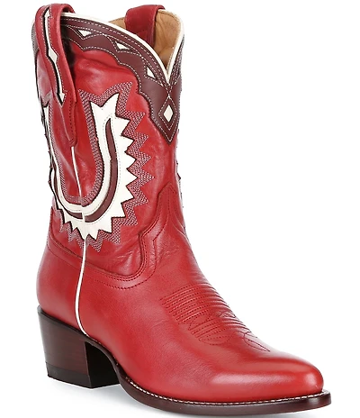 Tecovas The Jolene Leather Mid Calf Western Boots