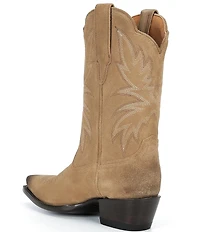 Tecovas The Sadie Toasted Almond Suede Tall Western Boots