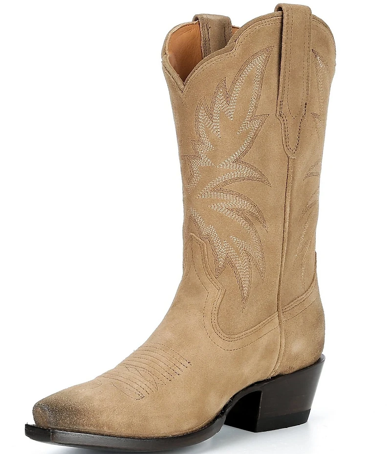 Tecovas The Sadie Toasted Almond Suede Tall Western Boots