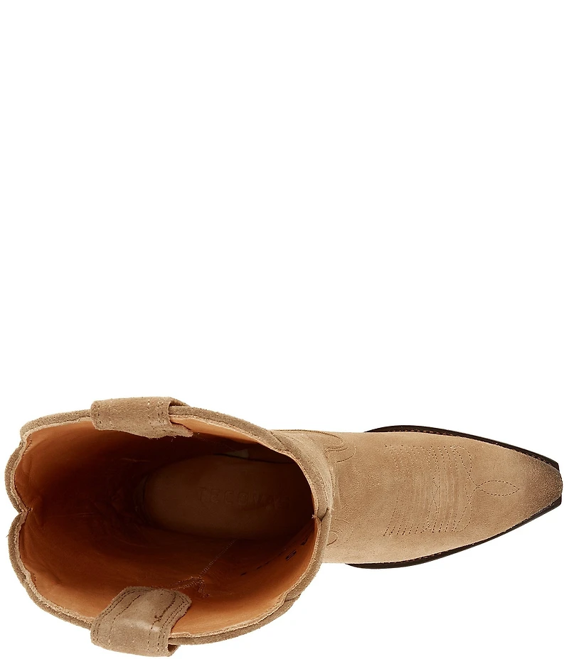 Tecovas The Sadie Toasted Almond Suede Tall Western Boots