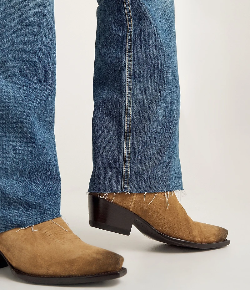 Tecovas The Sadie Toasted Almond Suede Tall Western Boots