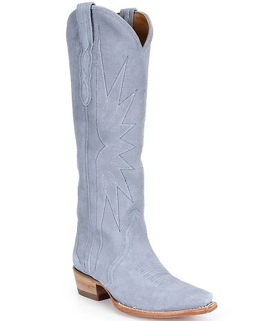 Tecovas Women's Loretta Chambray Suede Western Boots