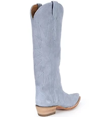 Tecovas Women's Loretta Chambray Suede Western Boots