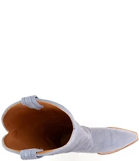 Tecovas Women's Loretta Chambray Suede Western Boots