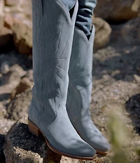 Tecovas Women's Loretta Chambray Suede Western Boots