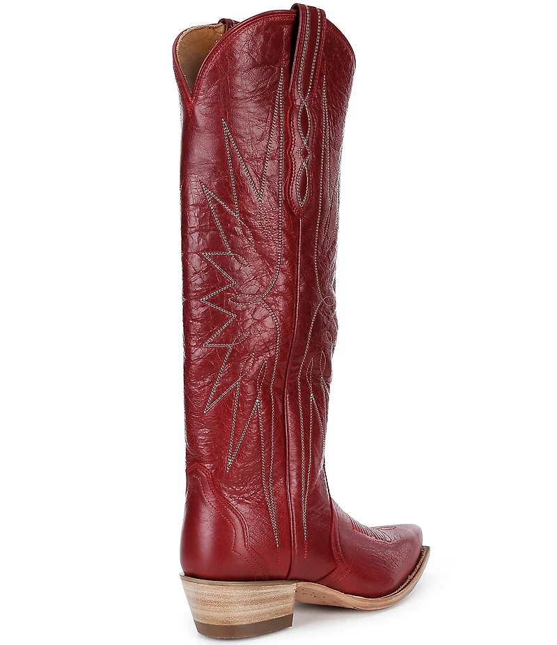 Tecovas Women's Loretta Saddle Cowhide Western Boots