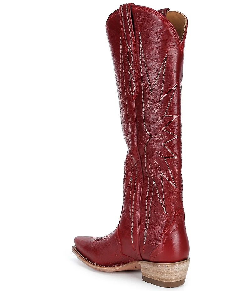 Tecovas Women's Loretta Saddle Cowhide Western Boots