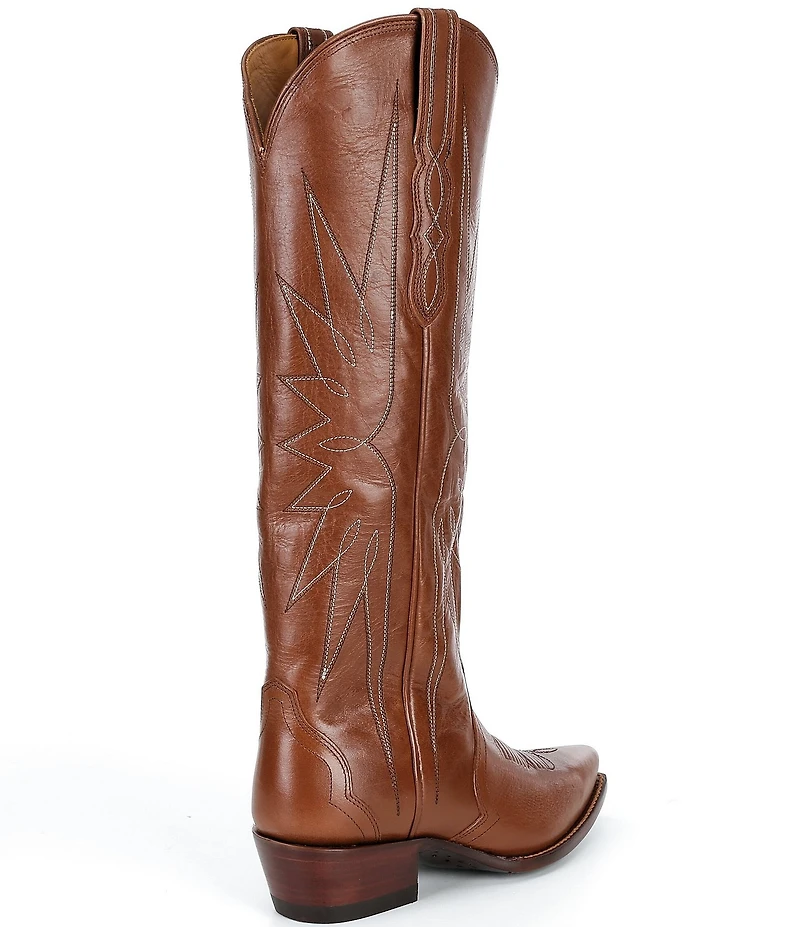 Tecovas Women's Loretta Saddle Cowhide Western Boots