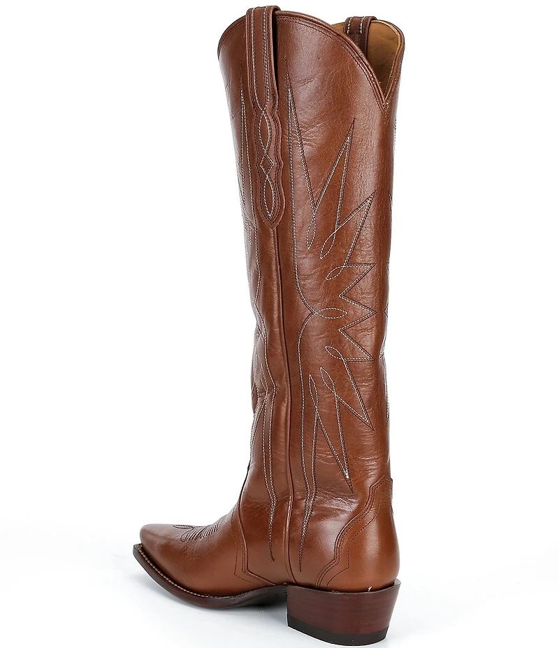 Tecovas Women's Loretta Saddle Cowhide Western Boots