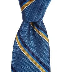 Ted Baker London 3 1/8#double; Geffry Stripe Silk Tie