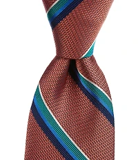 Ted Baker London 3 1/8#double; Geffry Stripe Silk Tie
