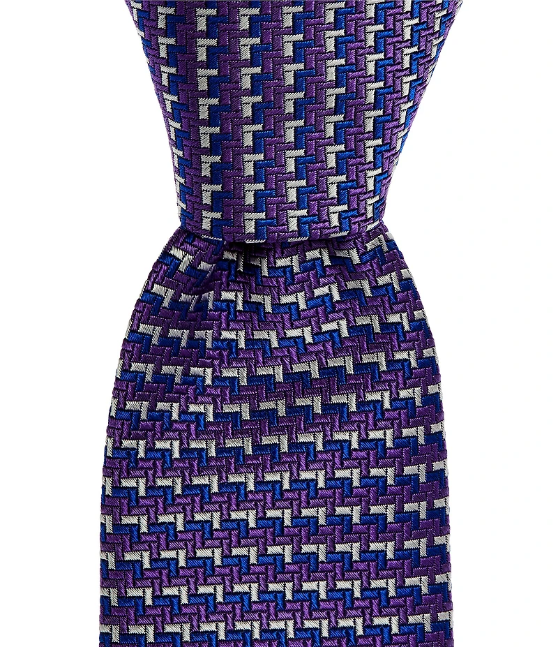 Ted Baker London Aberavon Neat 3 1/8#double; Woven Silk Tie