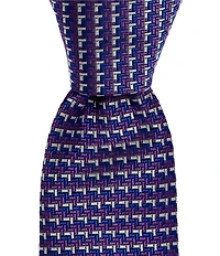 Ted Baker London Aberavon Neat 3 1/8#double; Woven Silk Tie