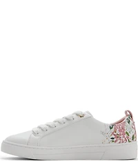 Ted Baker London Alison Floral Print Leather Sneakers