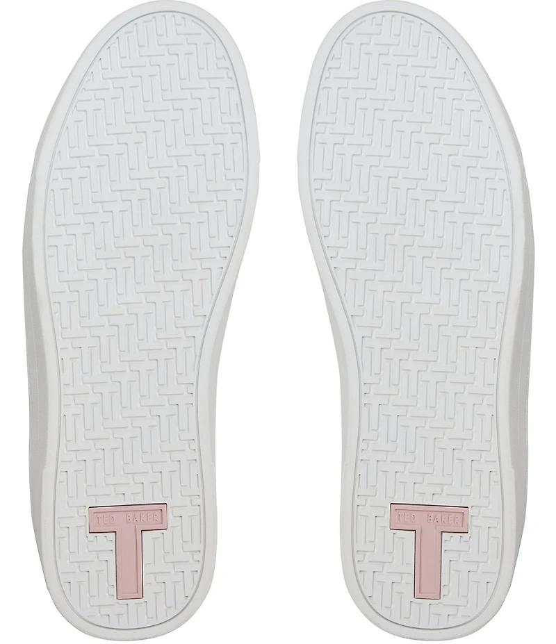 Ted Baker London Alison Floral Print Leather Sneakers