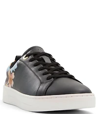 Ted Baker London Alison Leather Lace-Up Floral Sneakers