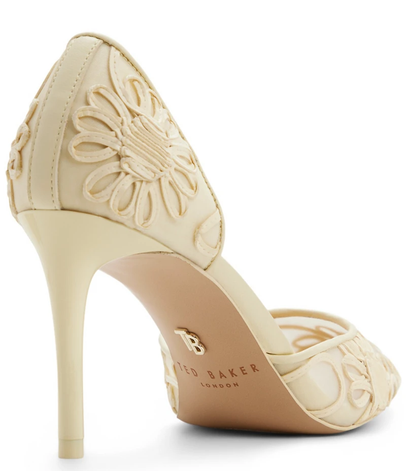 Ted Baker London Amber Soutache Mesh d'Orsay Pumps