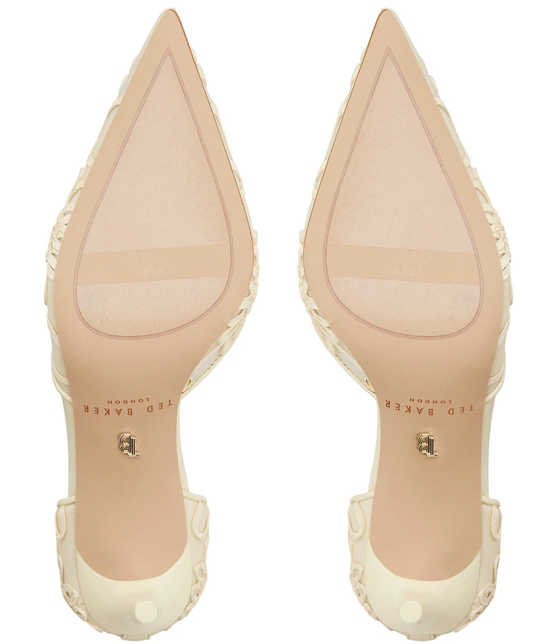 Ted Baker London Amber Soutache Mesh d'Orsay Pumps