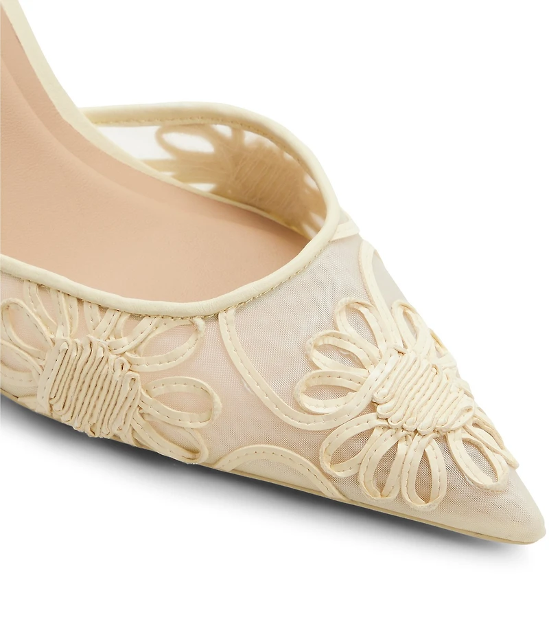 Ted Baker London Amber Soutache Mesh d'Orsay Pumps