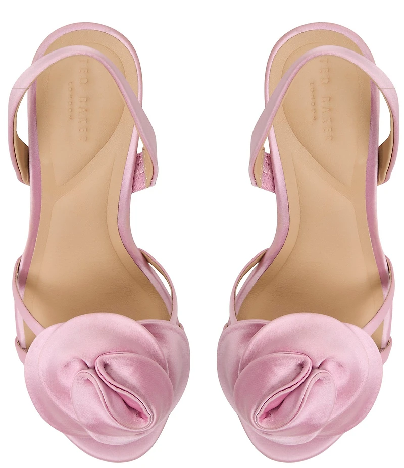 Ted Baker London Aria Floral Ornament Slingback Dress Sandals