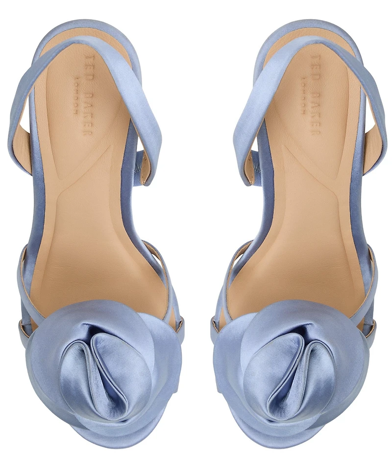 Ted Baker London Aria Floral Ornament Slingback Dress Sandals
