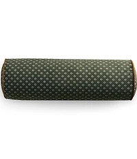 Ted Baker London Art Deco Tile Printed Velvet Bolster Decorative Pillow