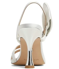 Ted Baker London Belle Satin Embellished Bow Dress Sandals