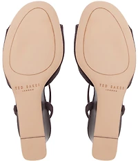 Ted Baker London Bridget Crochet Flower Ankle Wrap Wedge Sandals