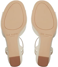 Ted Baker London Bridget Crochet Flower Ankle Wrap Wedge Sandals