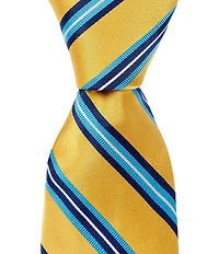 Ted Baker London Brokesley Satin Stripe 3 1/8#double; Silk Tie