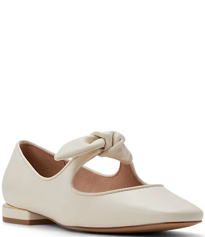 Ted Baker London Clara Leather Ballerina Bow Flats