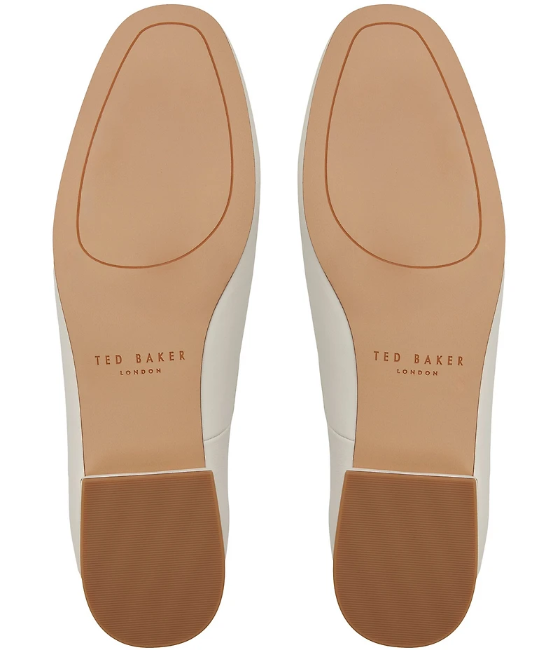 Ted Baker London Clara Leather Ballerina Bow Flats