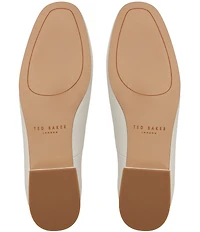 Ted Baker London Clara Leather Ballerina Bow Flats