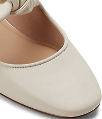 Ted Baker London Clara Leather Ballerina Bow Flats