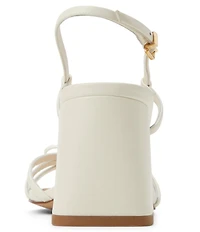 Ted Baker London Eliza Leather Slingback Bow Detail Block Heel Dress Sandals